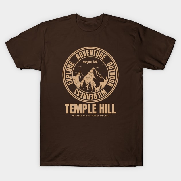 Mountain Hike In Temple Hill Ireland Camping T-Shirt by Eire